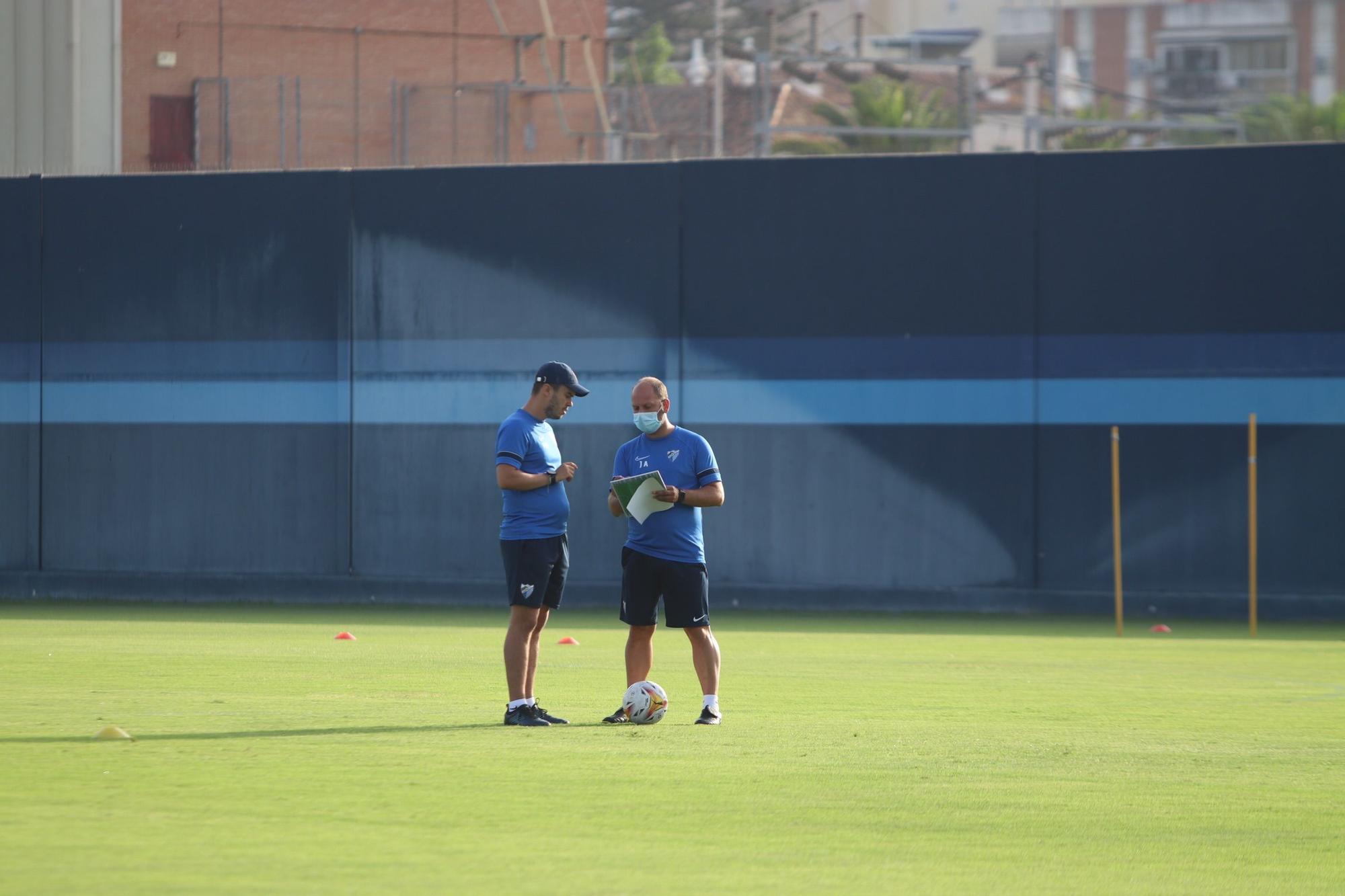 Entrenamiento del Málaga CF de este jueves 12 de agosto