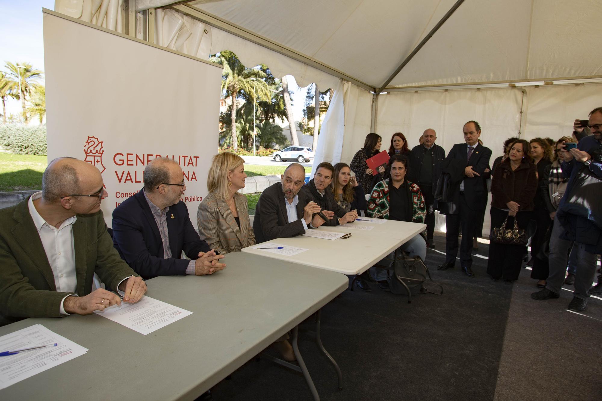 Inicio de la construcción del Palau de Justícia de Alzira