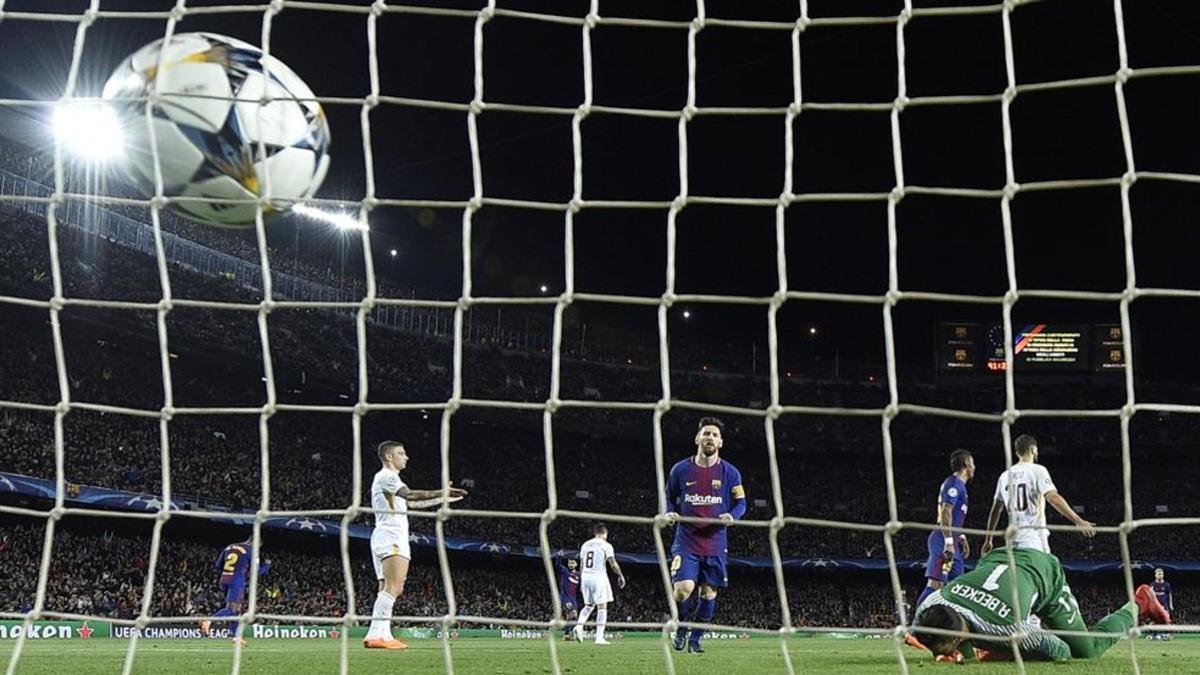 El FC Barcelona goleó a la Roma en la ida de cuartos (4-1)