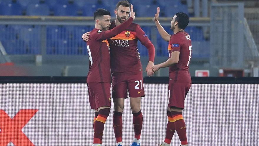 El resumen de la victoria de la Roma ante el Braga