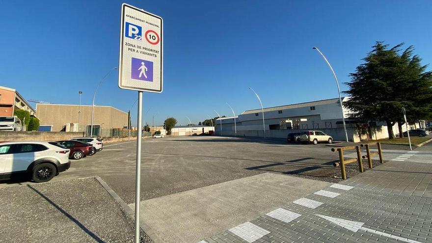 Sant Fruitós dota el polígon de Sant Isidre d’un nou aparcament municipal