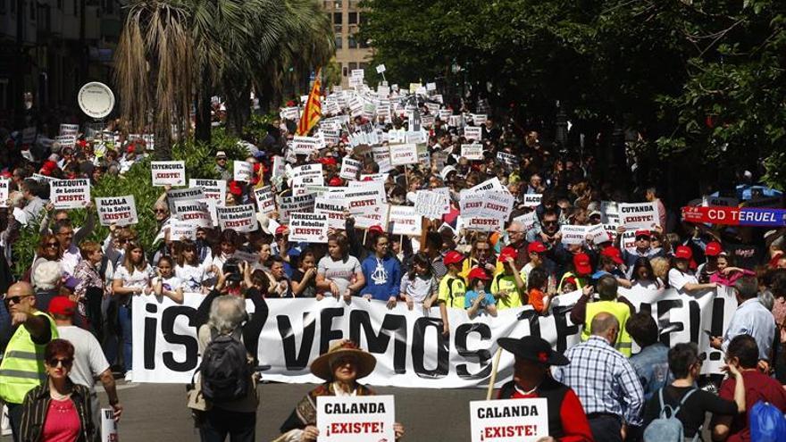 Teruel Existe saca pecho por una «histórica manifestación»