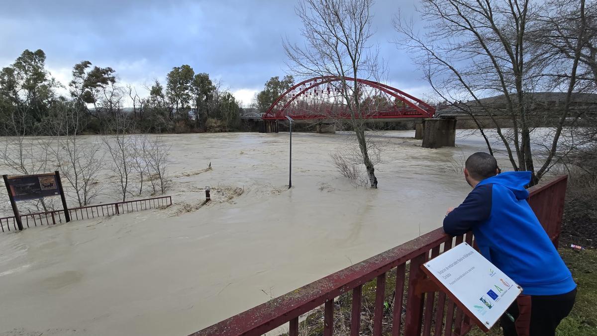 Imagen del río a su paso por Villafranca de Córdoba.