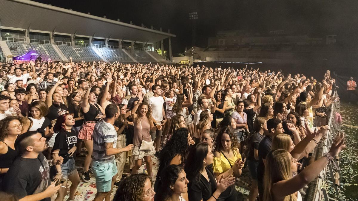Un concierto en la Murta, hace años.
