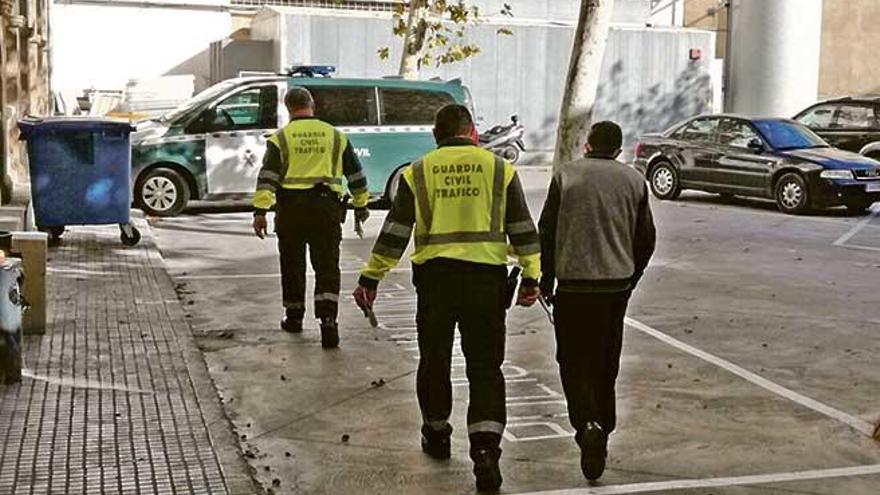 El joven conductor detenido, de 23 años, ayer en los juzgados de Vía Alemania de Palma.