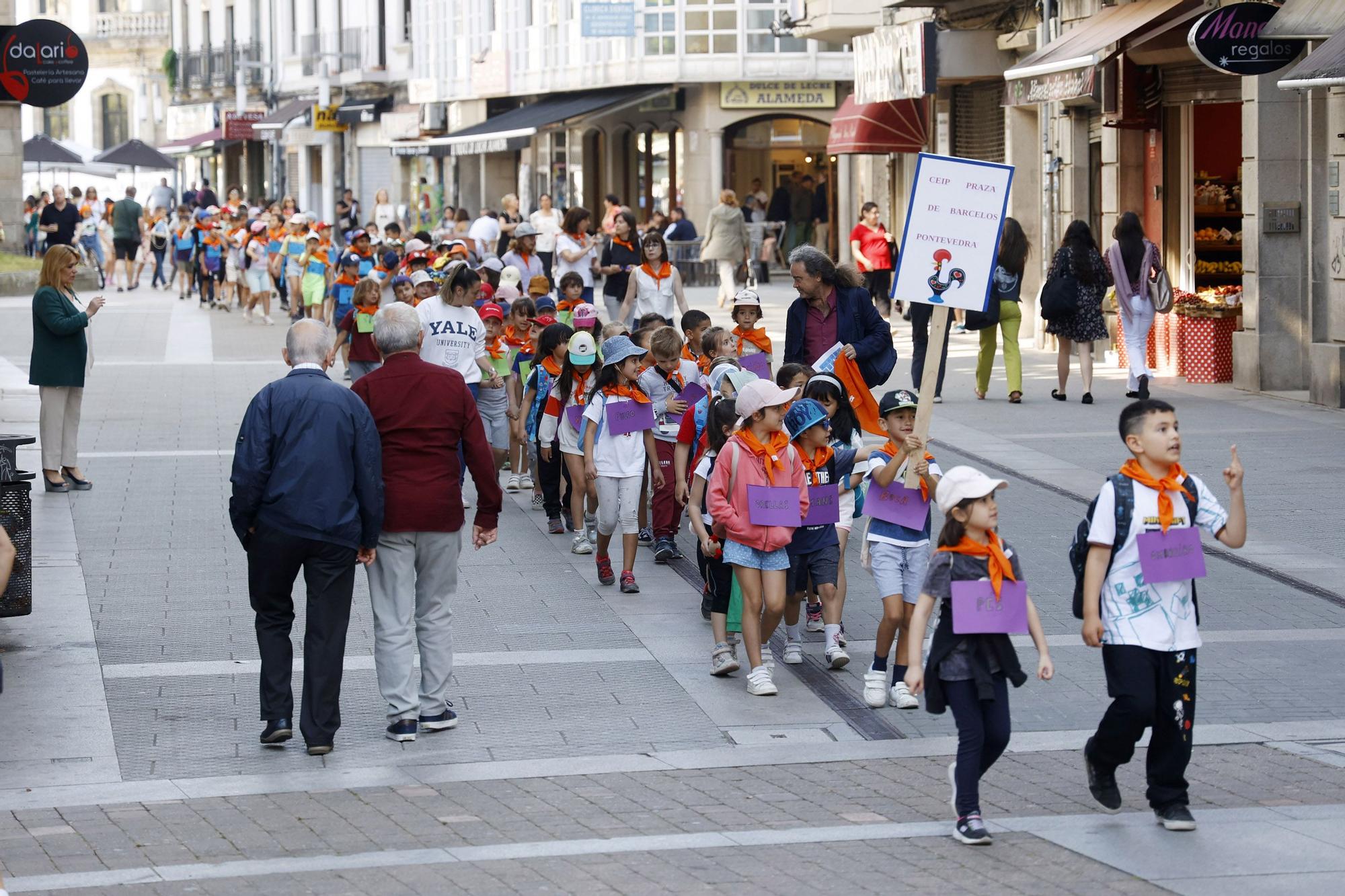 Correlingua toma as rúas de Pontevedra con máis de 1.500 escolares