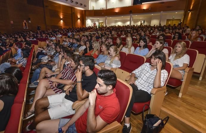 06/2017 TEROR GRAN CANARIA. Bienvenida a los alumnos de Erasmus curso 2017/18 de la ULPGC en Teror. FOTO: J.PÉREZ CURBELO