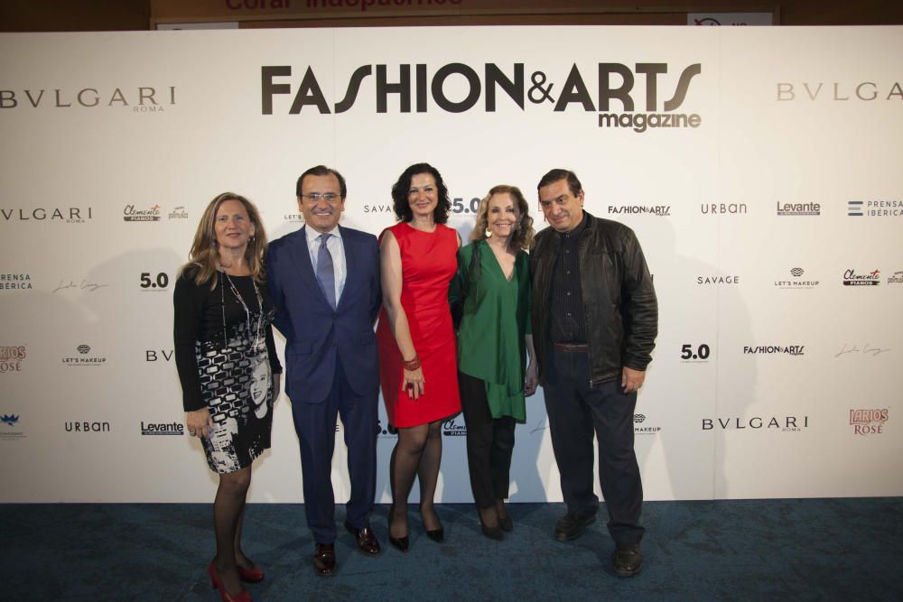 Gala de presentación de la revista Fashion & Arts Magazine en València.