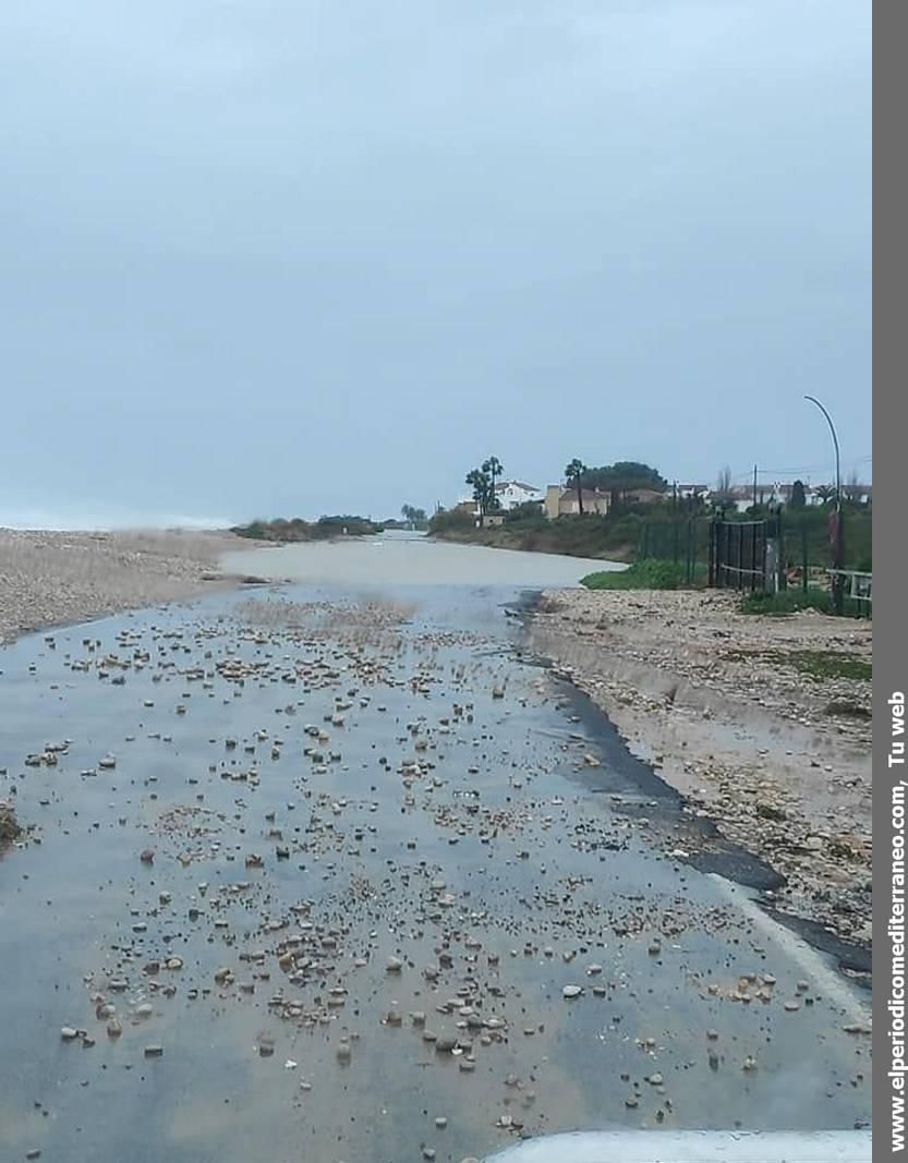 Efectos del temporal marítimo en Castellón