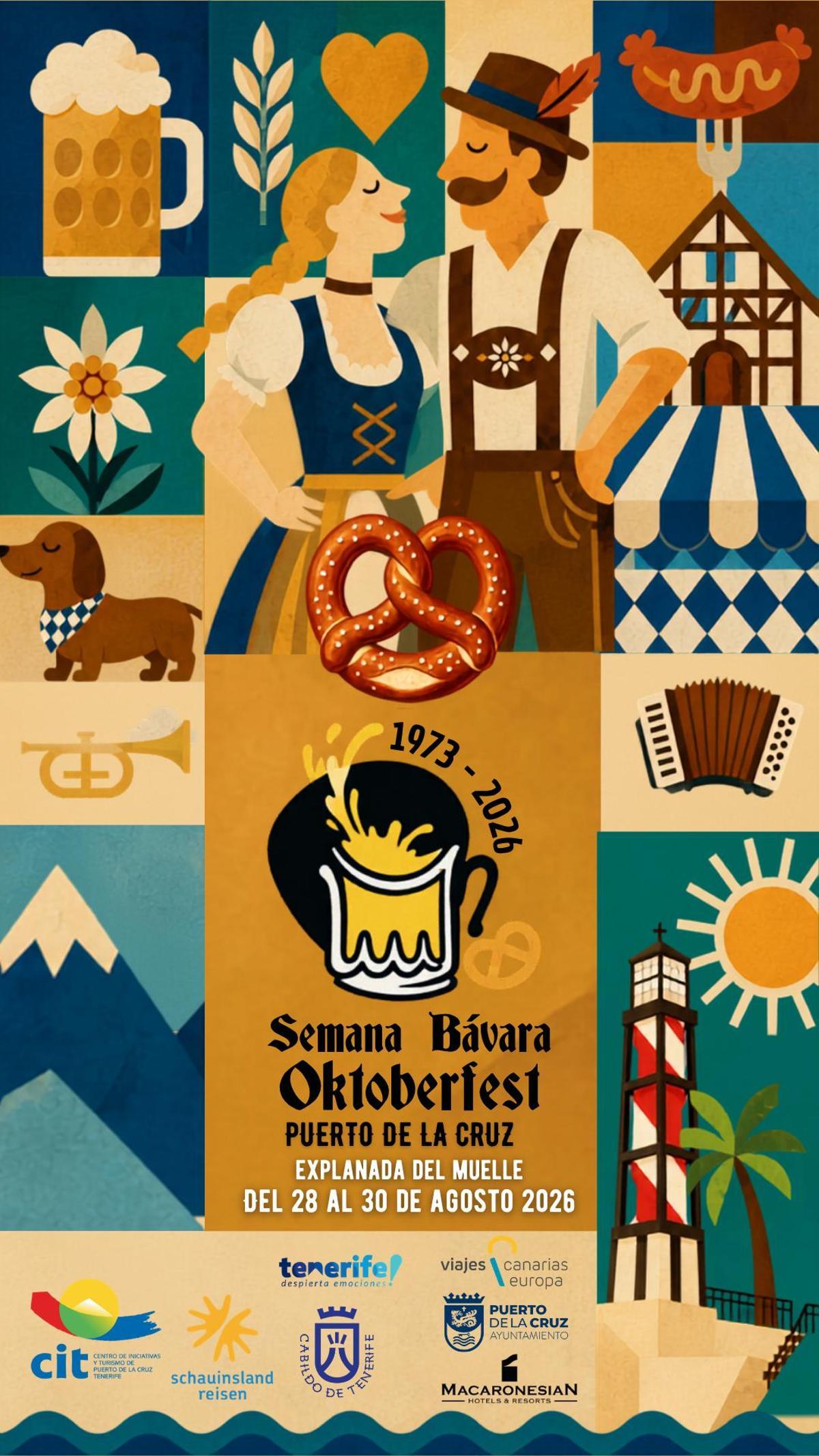 Cartel del Oktoberfest de Puerto de la Cruz
