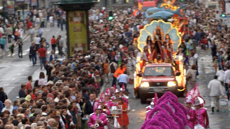 Desfile de la Batalla de las Flores en 2007.