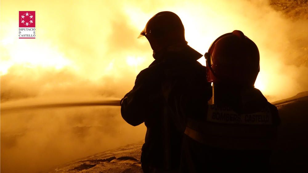 Incendio en la planta de residuos de Cervera