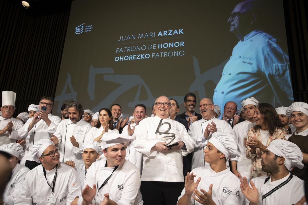 Juan Mari Arzak, nombrado patrono de honor del Basque Culinary Center.