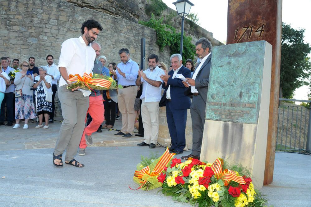 Commemoració de la Batalla de Talamanca i placa homenatge a Muriel Casals