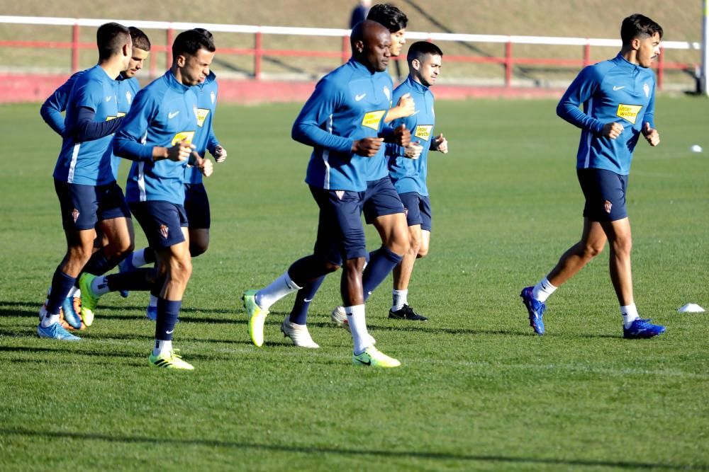 El Sporting, con la plantilla de Vesuvius