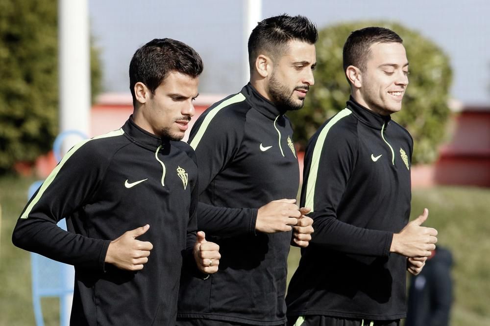 Entrenamiento del Sporting