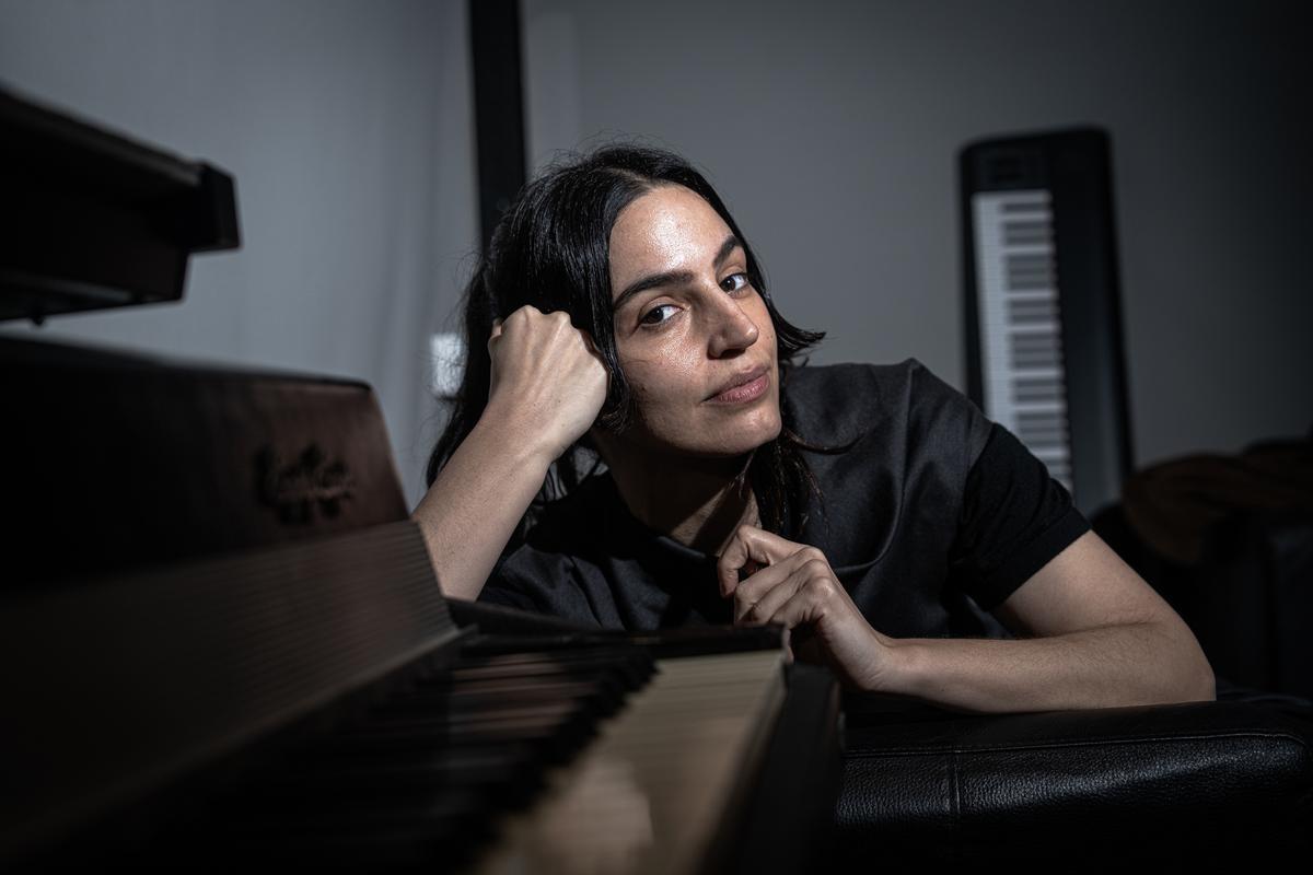 Maria Arnal, fotografiada en su estudio.