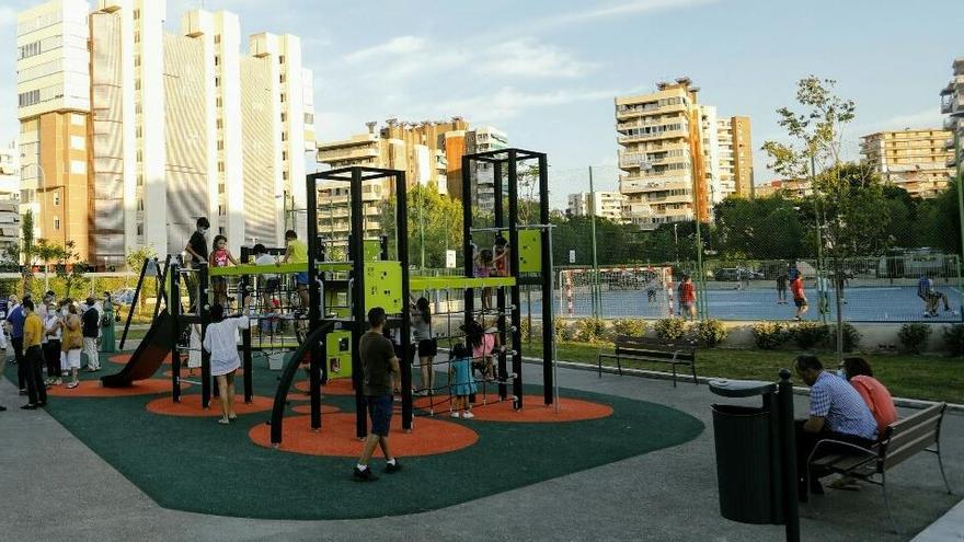 Imagen de la nueva zona de juegos infantiles