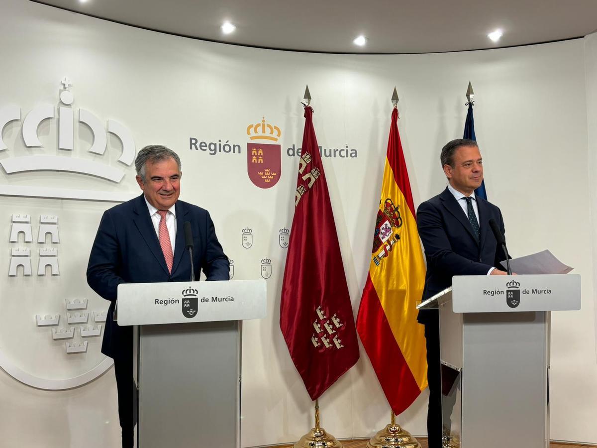 Marcos Ortuño, portavoz del Gobierno regional.