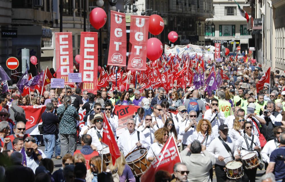 Manifestación 1 de Mayo en València