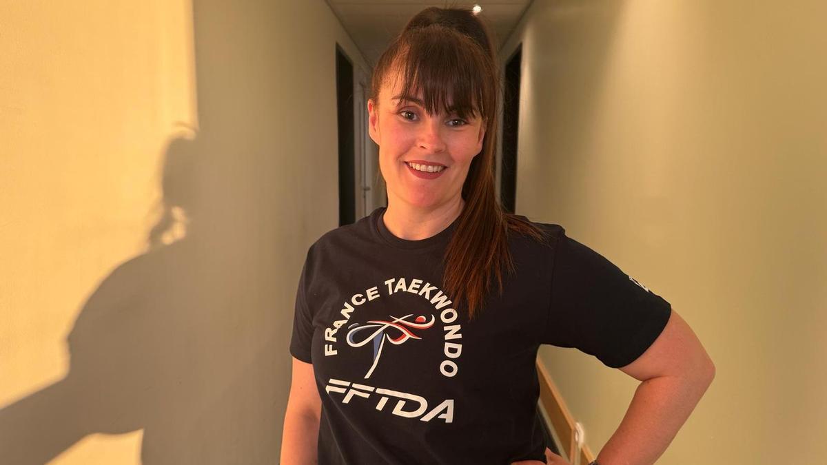 Noelia Pérez, hoy en el hotel de Viena donde está concentrada con el equipo de Francia.