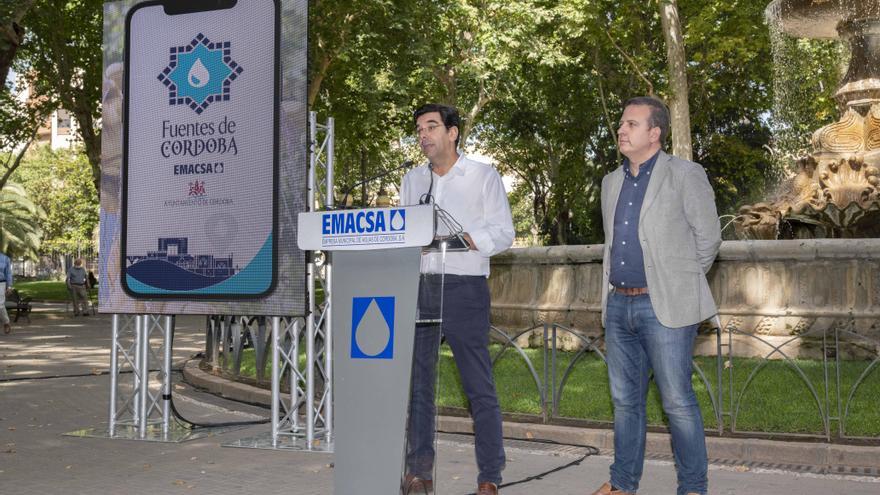 Emacsa lanza una &#039;app&#039; para localizar todas las fuentes de Córdoba