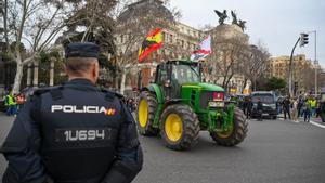 Protestas de los agricultores en Madrid
