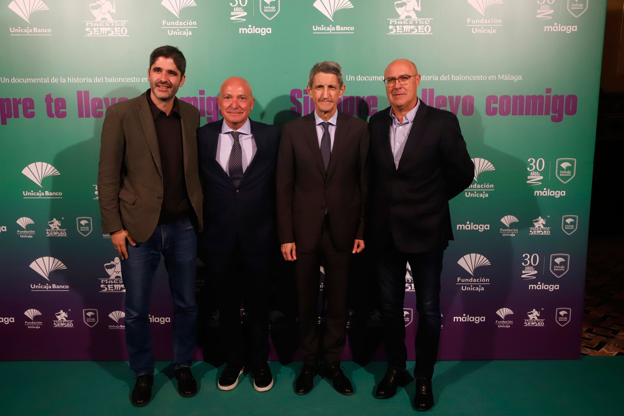 La presentación del documental por los 30 años del Unicaja, en imágenes