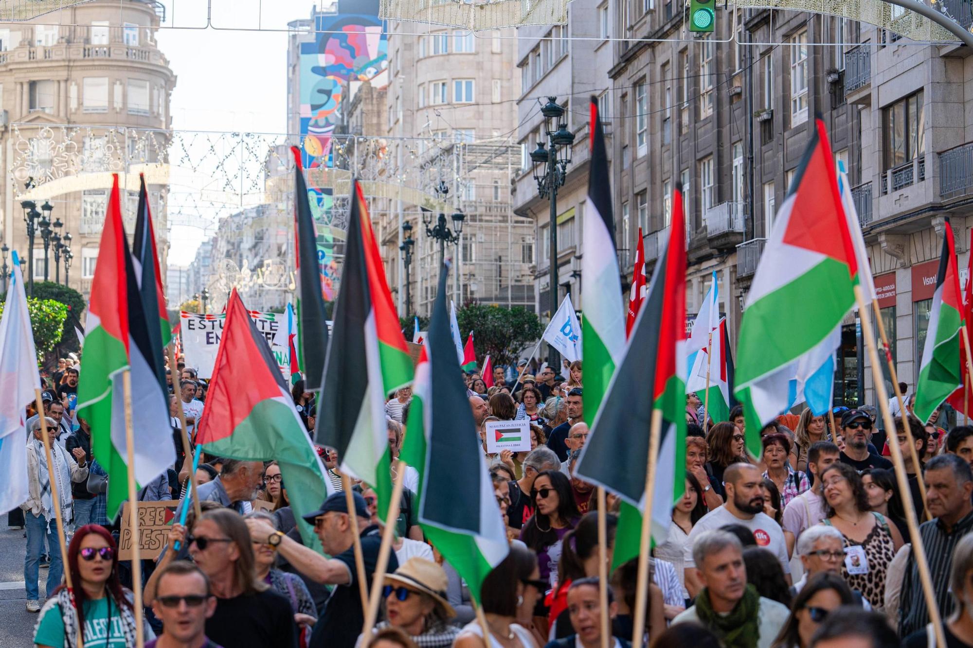 Vigo continúa en pie contra el genocidio de Israel sobre Palestina
