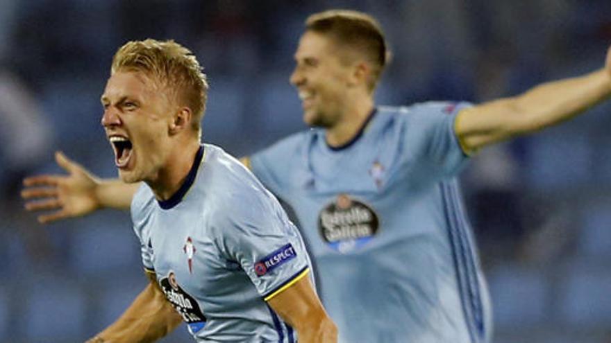 Wass marca el segundo para el Celta.