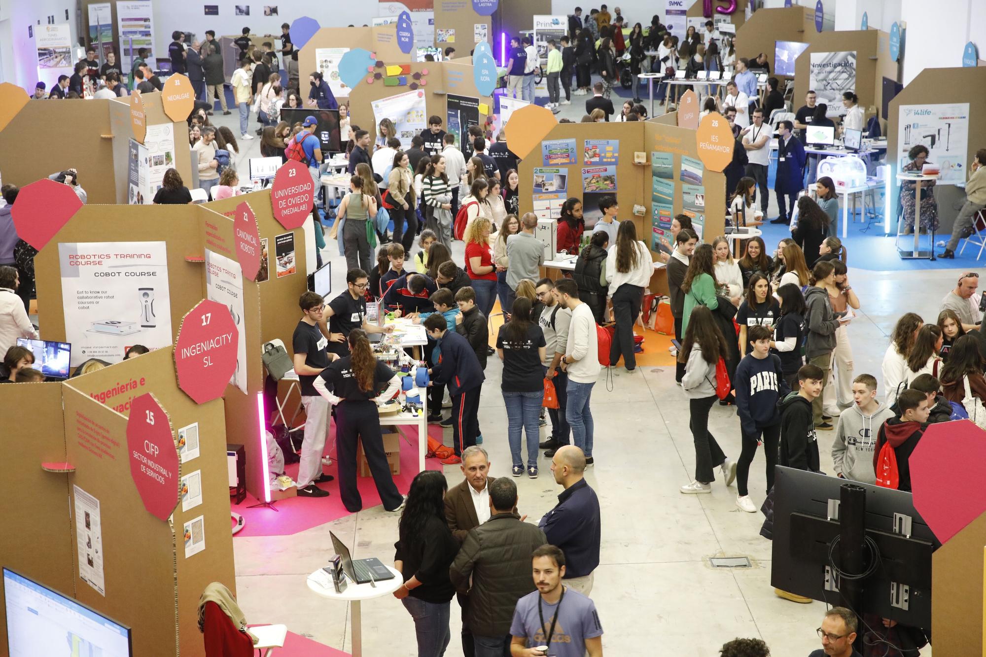 En imágenes: Gijón acoge la I Feria de la Ciencia y la Innovación de Asturias