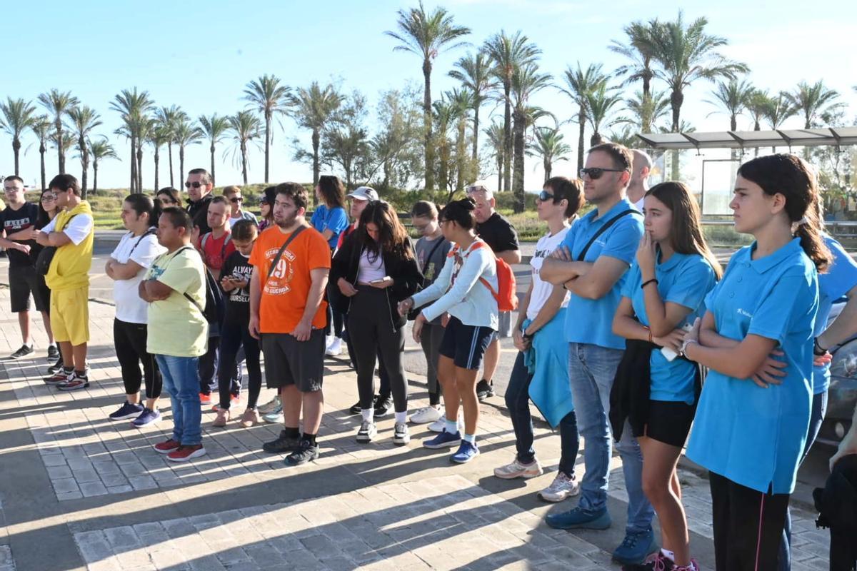 Recogida de ‘basuraleza’ en las playas del Grau de Castelló