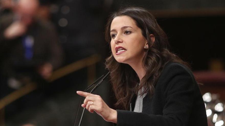 Inés Arrimadas, durante su intervención.