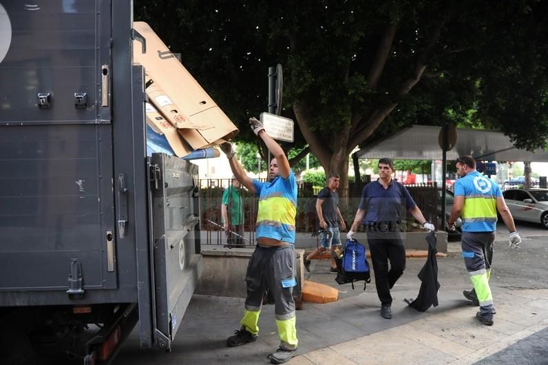 Desalojan al presunto violador del parking de la Glorieta