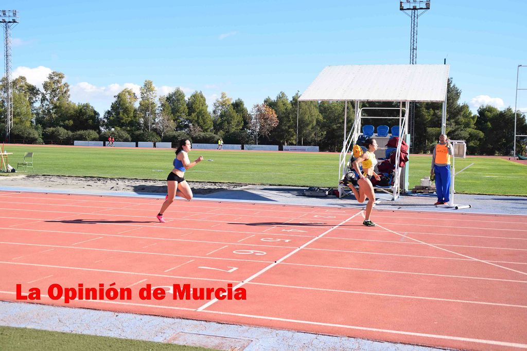 Regional absoluto y sub-23 de atletismo en Lorca (I)