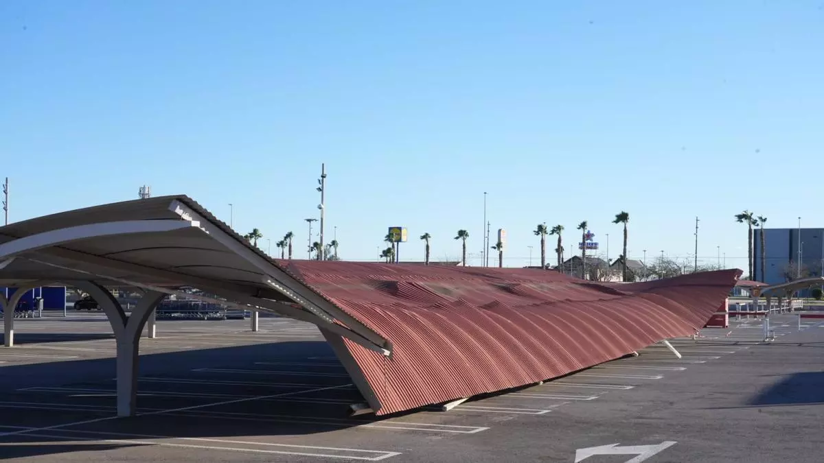 Viento huracanado en Castelló