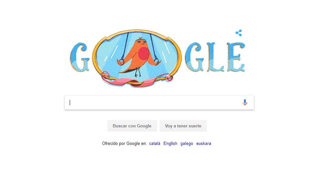 Así es el doodle de google