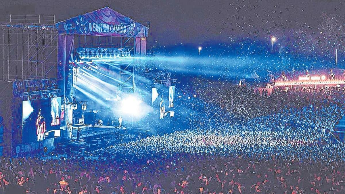 Un concierto del festival O Son do Camiño 2023.