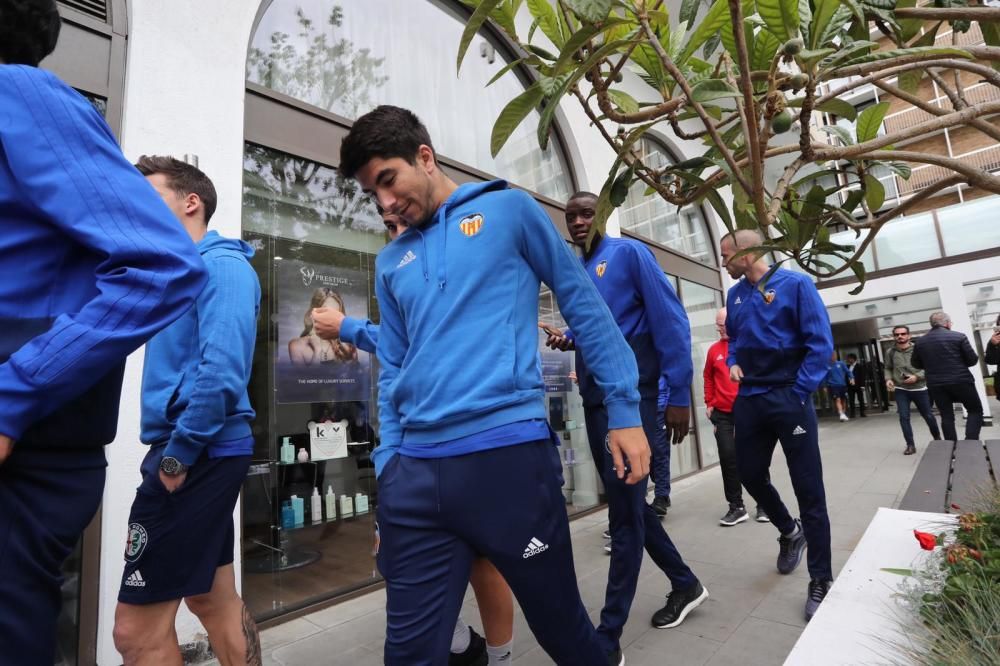 El Valencia CF pasea por Londres