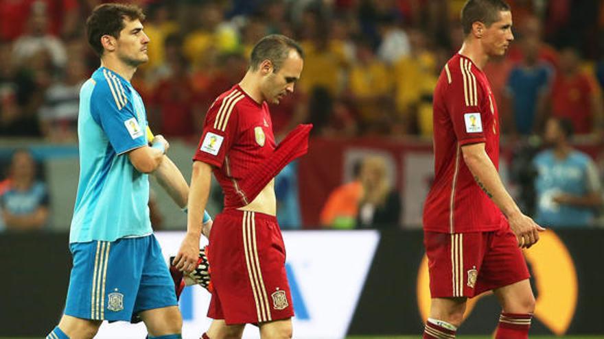 Los jugadores tras su eliminación