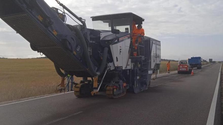 Apertura parcial de la carretera N-631 en el tramo de obras en la provincia de Zamora