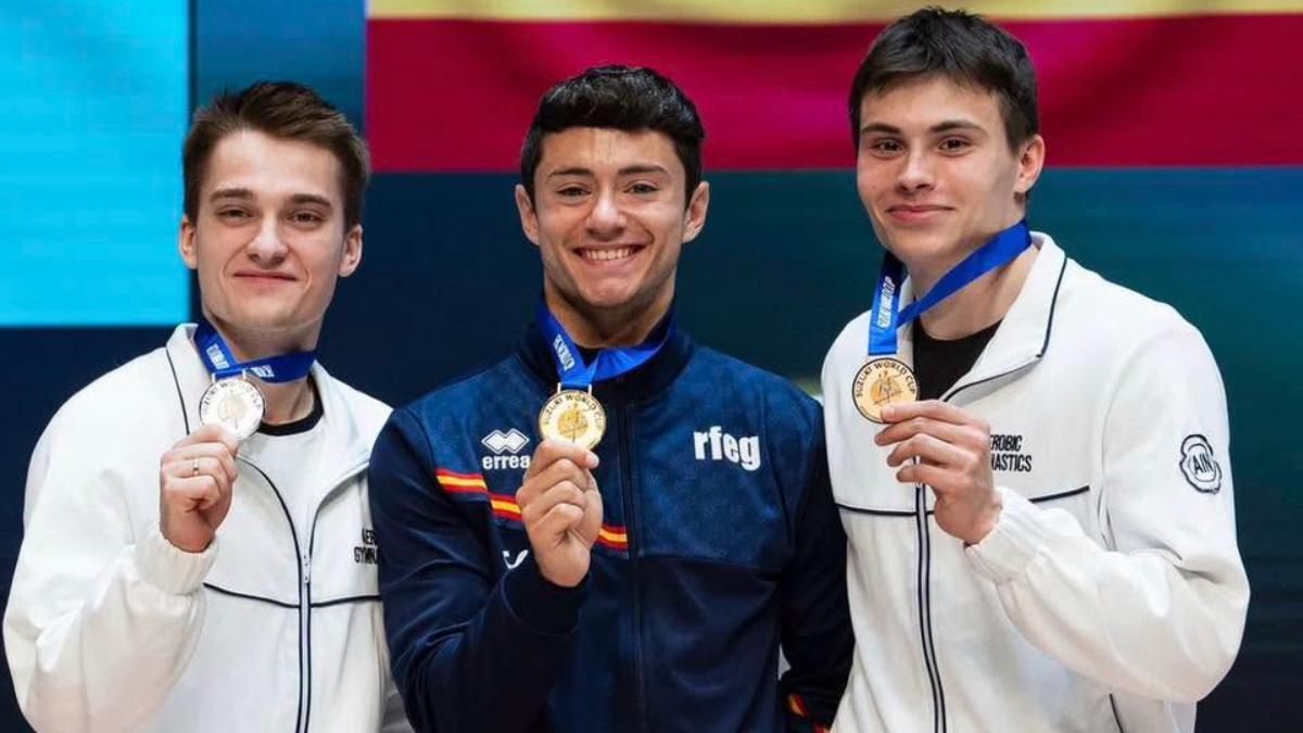 Miquel Mañé es penja dos ors a la Copa del Món Suzuki d’Aeròbic
