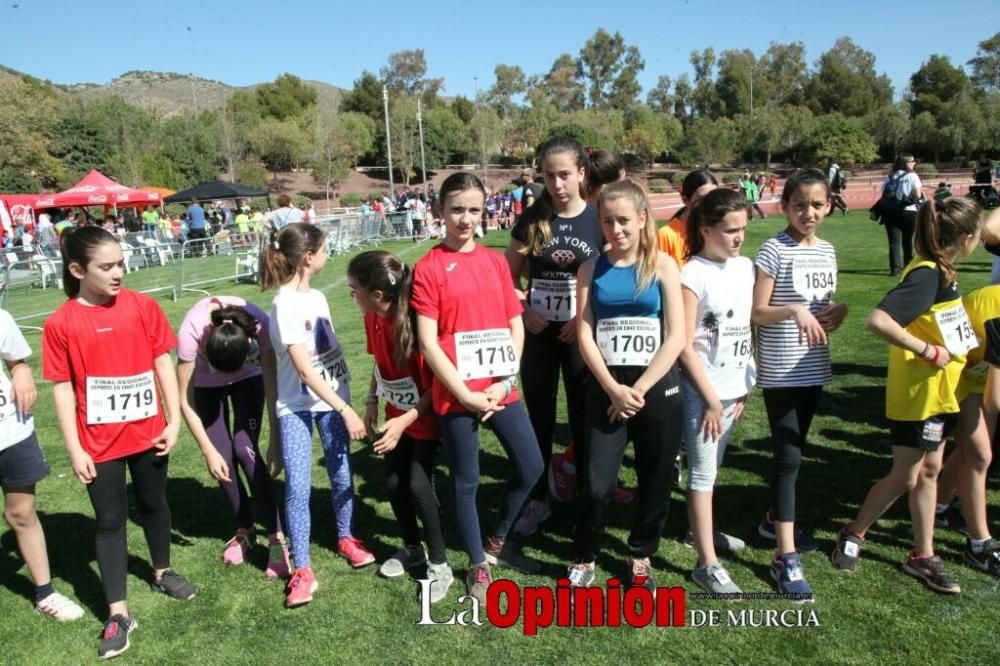 Final Cross Escolar de Lorca. Alevín femenino