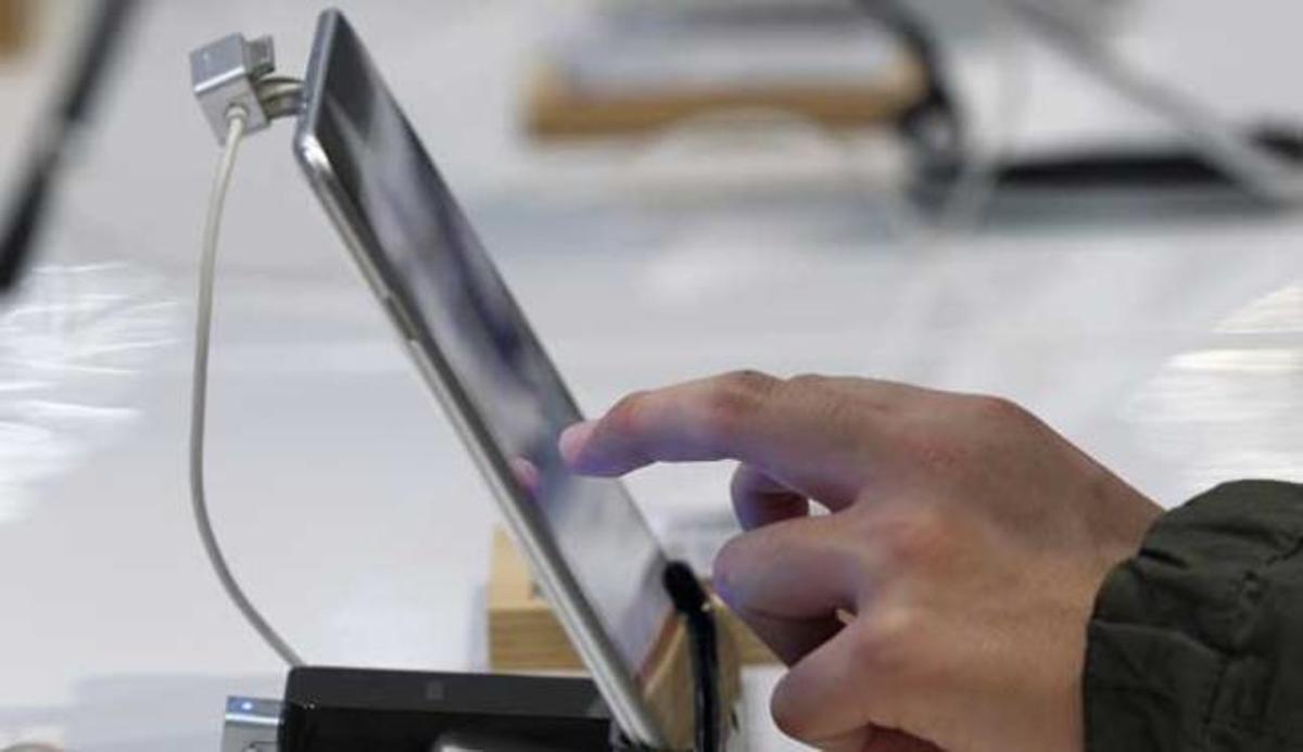 Un dispositivo 'tablet'.