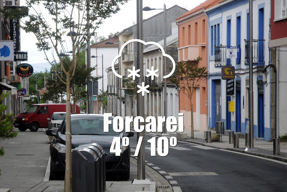 El tiempo en Forcarei: previsión meteorológica para hoy, miércoles 18 de febrero