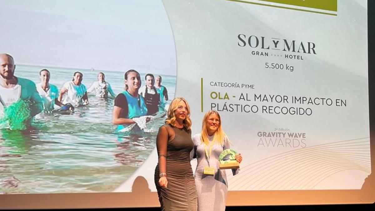 La entrega del premio OLA al mayor impacto en plástico recogido
