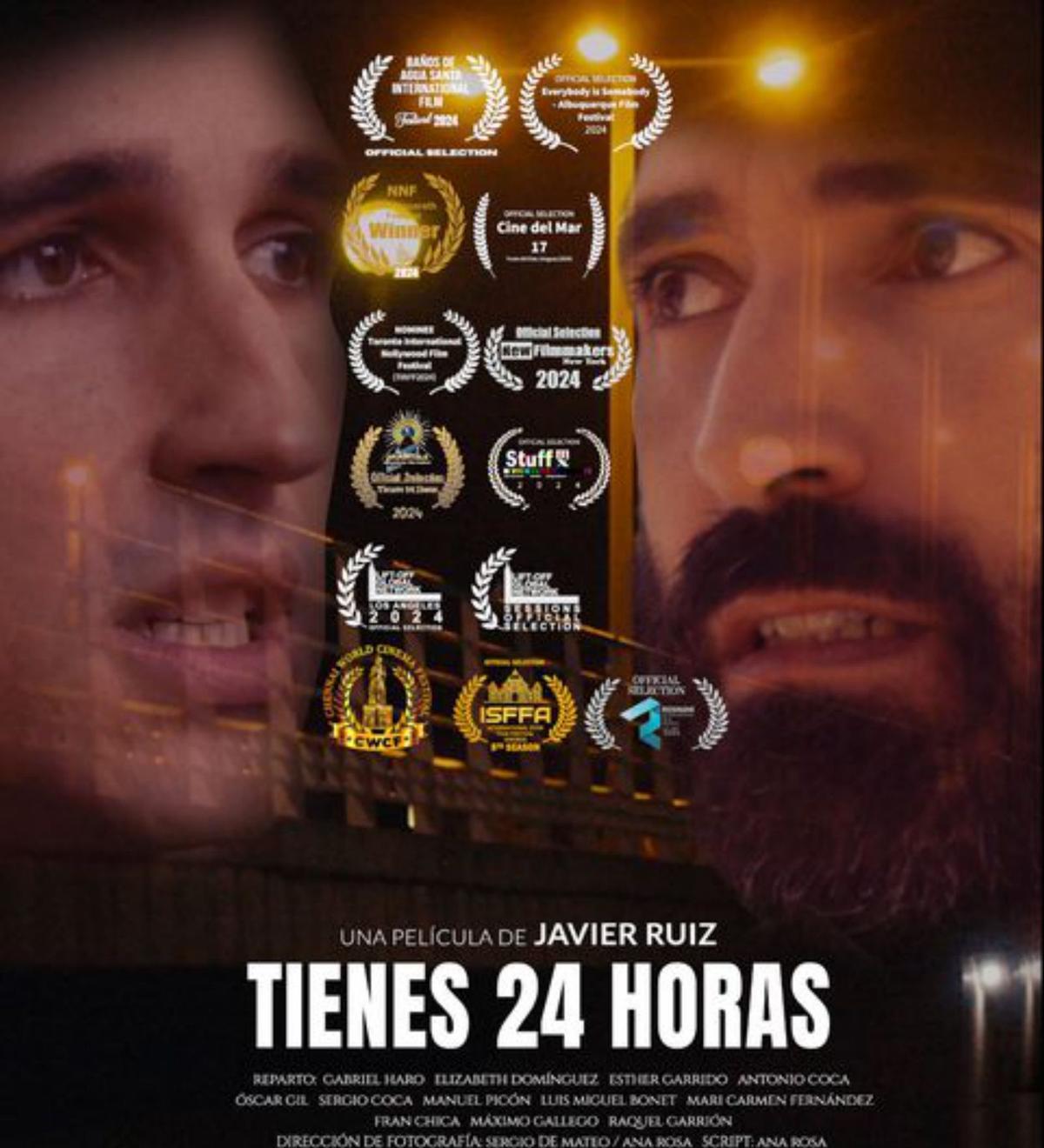 Cartel de 'Tienes 24 horas', que ha cosechado muchos premios.