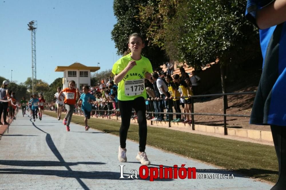 Final Cross Escolar de Lorca: Benjamin femenino