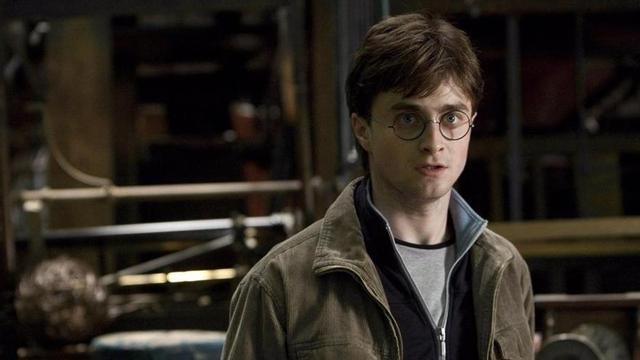 Daniel Radcliffe como Harry Potter.