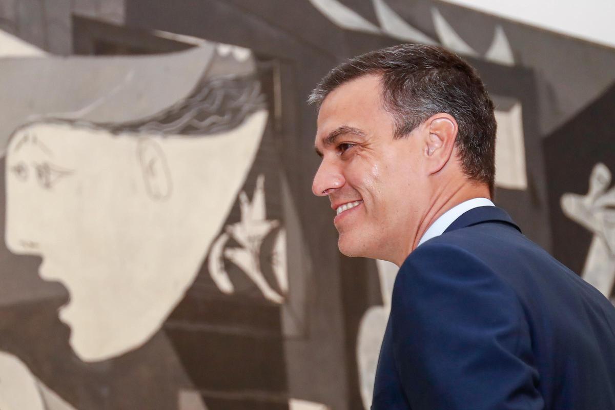 El presidente del Gobierno, Pedro Sánchez, condena la prohibición de Israel.